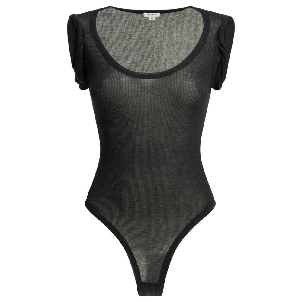 Alaïa Cashmere Blend Bodysuit Tag Size 40 Women